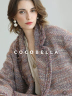 COCOBELLA Monet Mist Pink Light Luxe Cardigan Two Piece Women Short Skirt Set Skirts