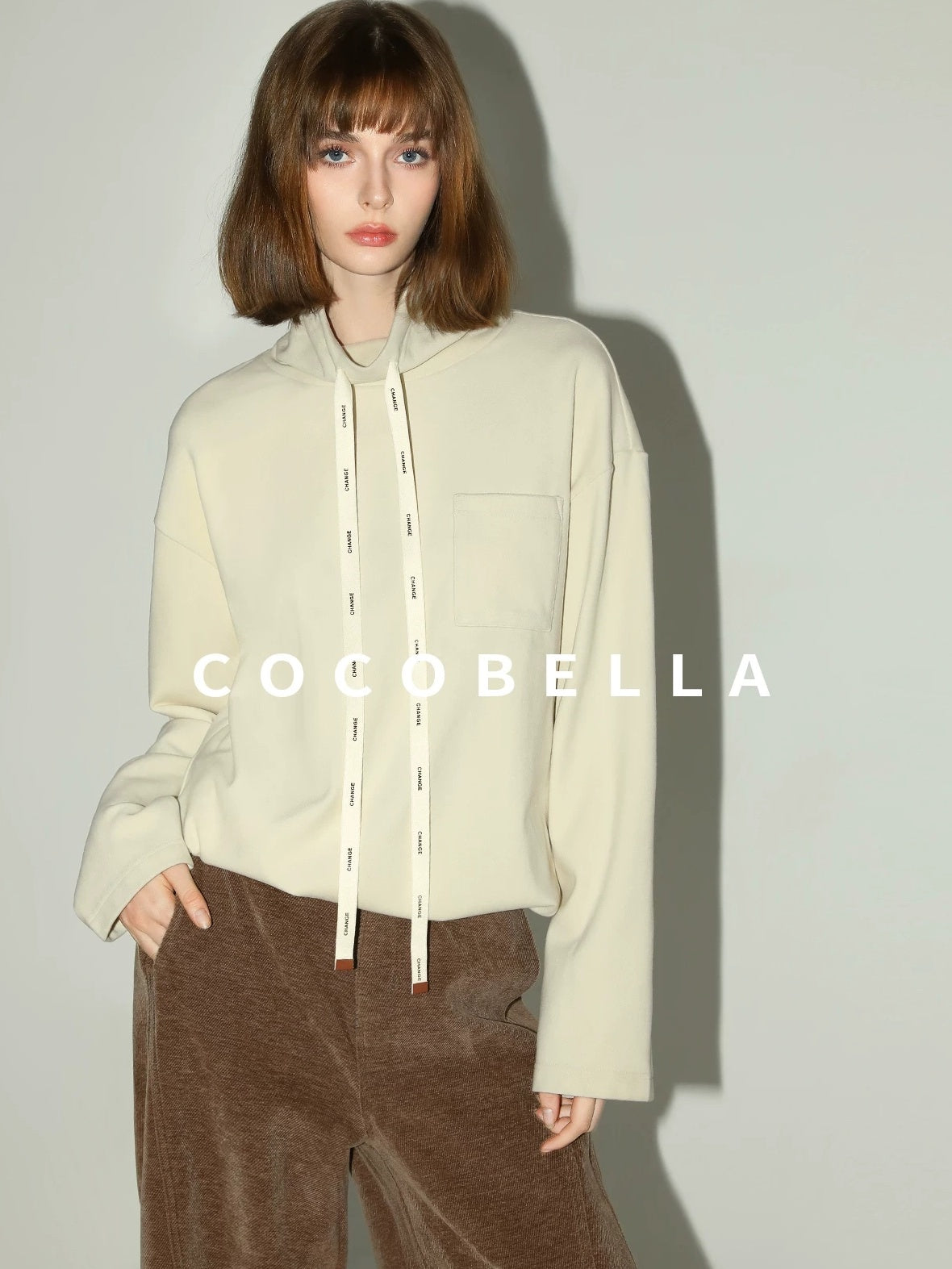 Natural Waist Wide Leg Stitched Panel Vintage Workwear Women Pants