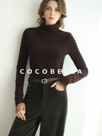 COCOBELLA Office Ready Vintage Wide Leg Rivet Pockets Natural Waist Zip Fly Women Pants