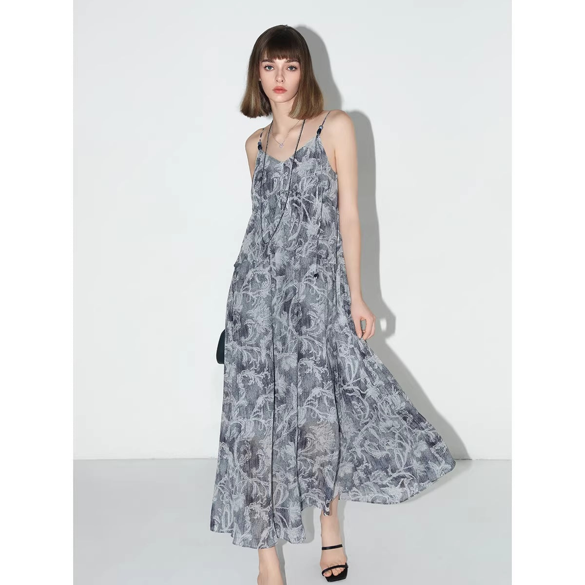 COCOBELLA_Paisley_Print_Ruffle_Trim_Slip_A_Line_V_Neck_Loose_Waist_Travel_Dresses_MISSTT