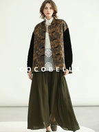 COCOBELLA Patchwork Button Short Loose Office Stand Collar Women Padded Jackets