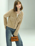 COCOBELLA Patchwork Denim Straight Leg Natural Waist Zipper Fly Women Jeans Pants