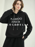 COCOBELLA Pocketed Knitted A Line Loose Fit Mid Waist Office Casual Women Skirts