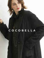 COCOBELLA Quilted Stretch Blazer Straight Office Short Padded Blazer Padded Jackets