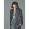 COCOBELLA_Sculpted_Tailoring_Straight_Collarless_Single_Button_Pockets_Women_Office_Blazers_MISSTT