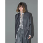 COCOBELLA_Sculpted_Tailoring_Straight_Collarless_Single_Button_Pockets_Women_Office_Blazers_MISSTT
