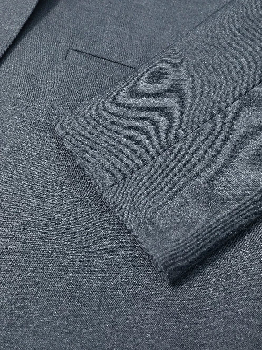 COCOBELLA Sculpted Tailoring Straight Collarless Single Button Pockets Women Office Blazers