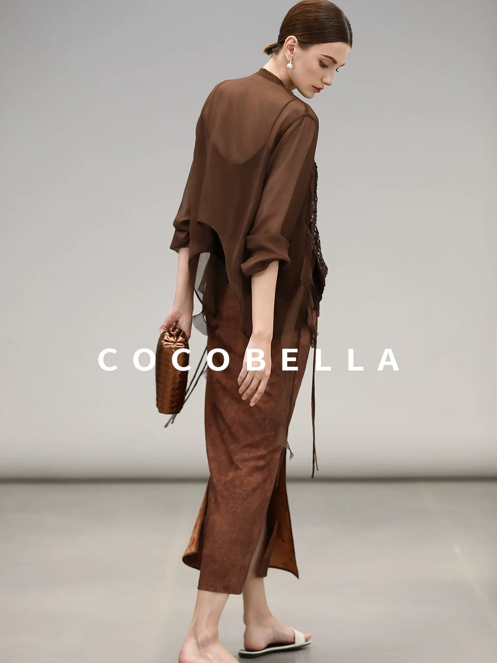 COCOBELLA Sequin Embroidered Casual Straight Patchwork Sleeveless Women Tank Tops