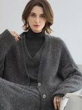 COCOBELLA_Sequin_Oversized_Knit_Cardigan_Workwear_Button_Front_Women_Sweater_MISSTT