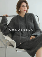 COCOBELLA Sequin Oversized Knit Cardigan Workwear Button Front Women Sweater