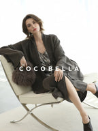 COCOBELLA Shimmer Chain V Neck Vacation Straight Tank Top For Women Platinum Gray Tops