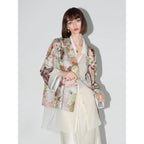 COCOBELLA_Shimmer_Floral_Button_Pocket_Straight_Fit_Office_V_Neck_Women_Blazers_MISSTT