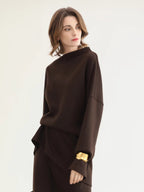 COCOBELLA_Shimmer_Pullover_Relaxed_Fit_Boat_Neck_Office_Women_Mocha_Viscose_Blend_Sweater_MISSTT