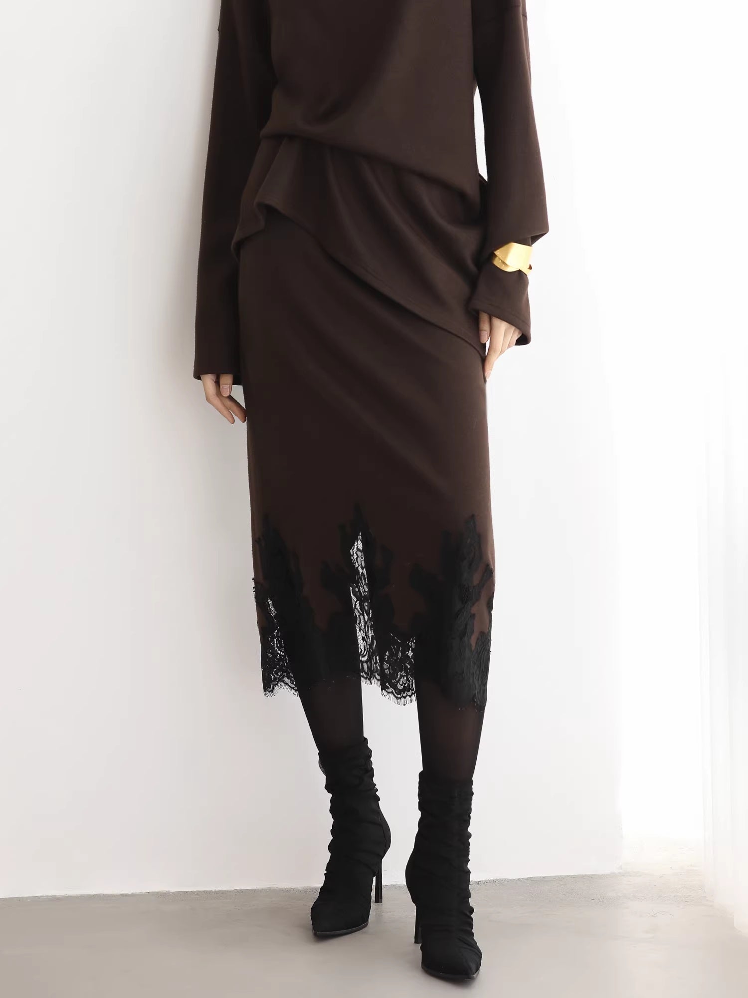 COCOBELLA_Shimmer_Pullover_Relaxed_Fit_Boat_Neck_Office_Women_Mocha_Viscose_Blend_Sweater_MISSTT