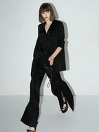 COCOBELLA Slim Tailored Office Blazer And Trousers Two Piece Elegant Women Blazer Suit Set