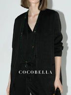 COCOBELLA Slim Tailored Office Blazer And Trousers Two Piece Elegant Women Blazer Suit Set