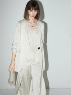 COCOBELLA Slim Tailored Office Blazer And Trousers Two Piece Elegant Women Blazer Suit Set
