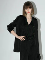 COCOBELLA Slim Tailored Office Blazer And Trousers Two Piece Elegant Women Blazer Suit Set
