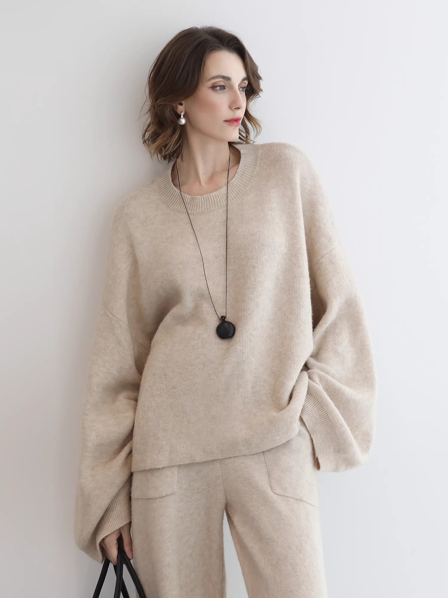 COCOBELLA_Soft_Acrylic_Blend_Sweet_Loose_Ruched_Detail_Women_Crew_Neck_Knit_Sweater_MISSTT