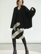 COCOBELLA Soft Brushed Polyester Back Slit Side Zipper Midi Straight Women Skirts
