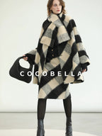 COCOBELLA Soft Brushed Polyester Back Slit Side Zipper Midi Straight Women Skirts