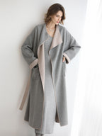 COCOBELLA Soft Elegant V Neck Slim Fit Knitted Long Sleeve Women City Commute Dresses