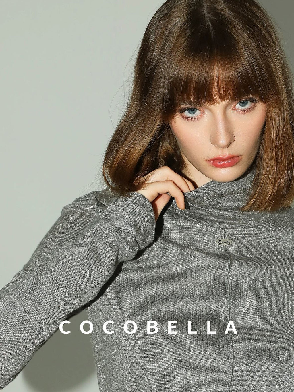 COCOBELLA Soft Lurex Button Detail Office Slim Fit Women Long Sleeve Basic Shirts