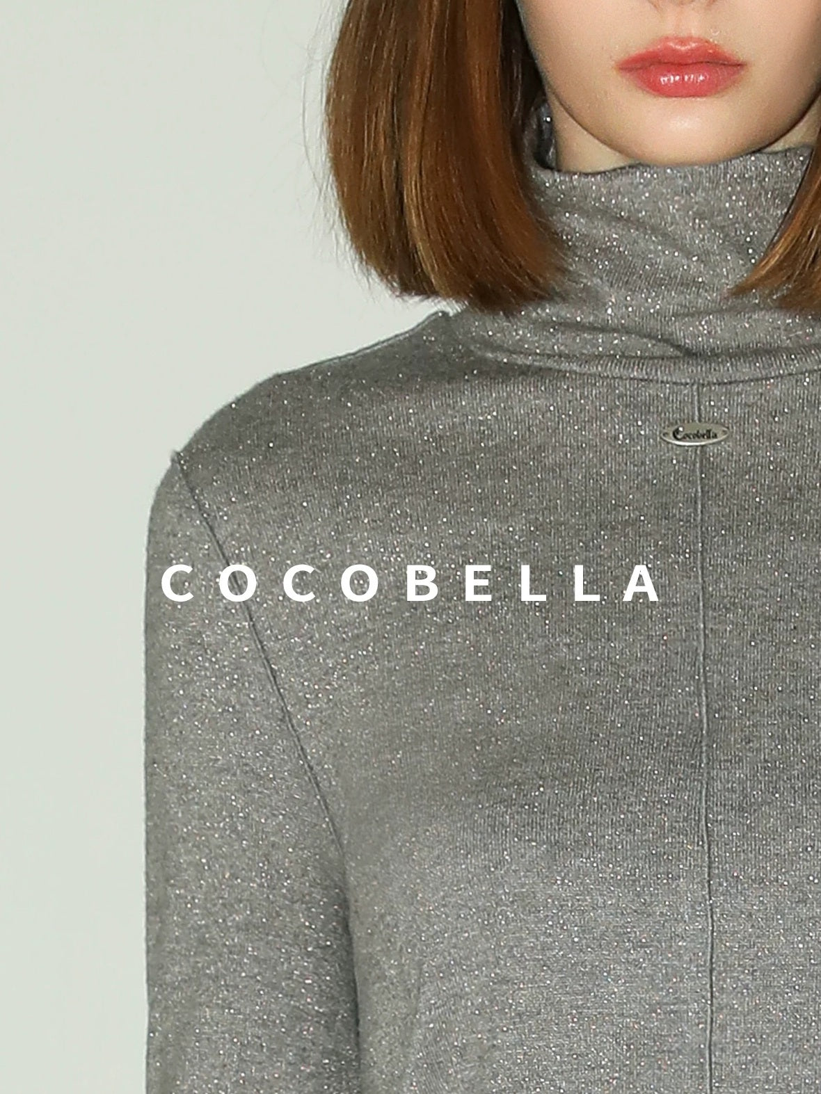 COCOBELLA Soft Lurex Button Detail Office Slim Fit Women Long Sleeve Basic Shirts