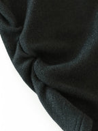 COCOBELLA Soft Lurex Hooded Straight Fit Casual Women Zip Knit Sweater