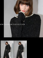 COCOBELLA Soft Lyocell Blend Contrast Trim Office Straight Fit Women Long Sleeve Shirts