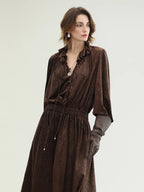 COCOBELLA_Soft_Stretch_Foil_V_Neck_Vintage_A_Line_Ruffle_Lace_Tie_Waist_Dresses_MISSTT
