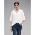 COCOBELLA_Soft_Stretch_V_Neck_Batwing_Short_Sleeve_Loose_Casual_Everyday_Solid_T-Shirts_MISSTT