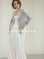 COCOBELLA Soft Stretch Viscose Slim Fit U Neck Tank Top For Work Casual Daily Women Tops