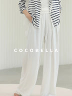 COCOBELLA Soft Stretch Viscose Slim Fit U Neck Tank Top For Work Casual Daily Women Tops