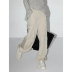 COCOBELLA_Soft_Viscose_Nylon_Blend_Pocket_Cargo_Wide_Leg_Natural_Waist_Women_Khaki_Pants_MISSTT
