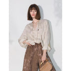 COCOBELLA_Soft_Viscose_Ruched_Asymmetric_Jacquard_Loose_Fit_Women_Long_Sleeve_T-Shirts_MISSTT