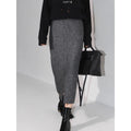 COCOBELLA_Soft_Wool_Blend_Belted_Slit_Herringbone_Ol_Straight_Office_Ladies_Skirts_MISSTT