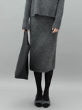 COCOBELLA_Sparkle_Knit_Pencil_High_Waist_Back_Slit_Office_Lady_Midi_Skirts_MISSTT