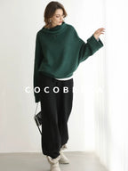 COCOBELLA Stretch Knit Jogger Natural Waist Minimal Commuter Women Solid Pants