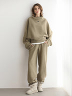 COCOBELLA Stretch Knit Jogger Natural Waist Minimal Commuter Women Solid Pants