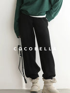 COCOBELLA Stretch Knit Jogger Natural Waist Minimal Commuter Women Solid Pants