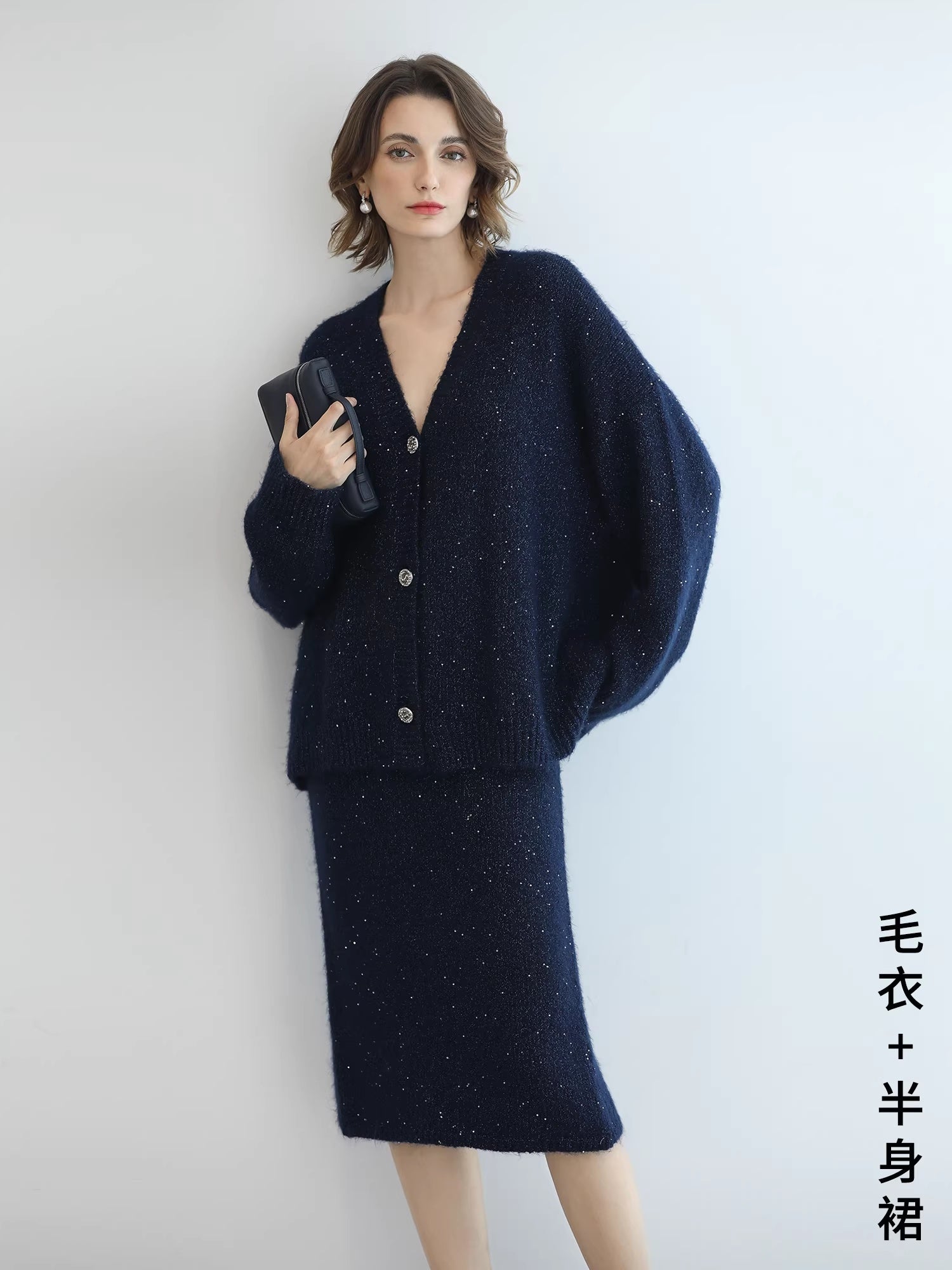 COCOBELLA_Subtle_Shimmer_Commuting_Straight_Knit_Midi_Side_Slit_Mid_Waist_Women_Skirts_MISSTT