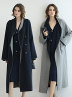 COCOBELLA Subtle Shimmer Commuting Straight Knit Midi Side Slit Mid Waist Women Skirts
