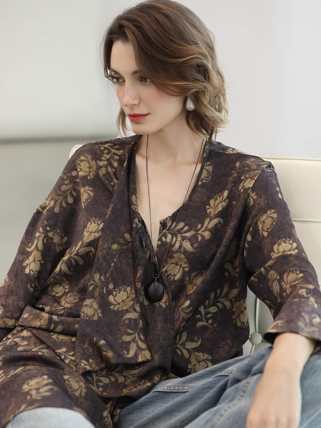 COCOBELLA_Sun_Protection_Elegant_Loose_Asymmetric_Floral_Ruffle_Women_Long_Sleeve_Shirts_MISSTT