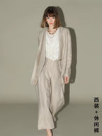 COCOBELLA_Tailored_Two_Piece_Workwear_Suit_Slim_Fit_Women_Office_Blazer_Jacket_Blazers_MISSTT