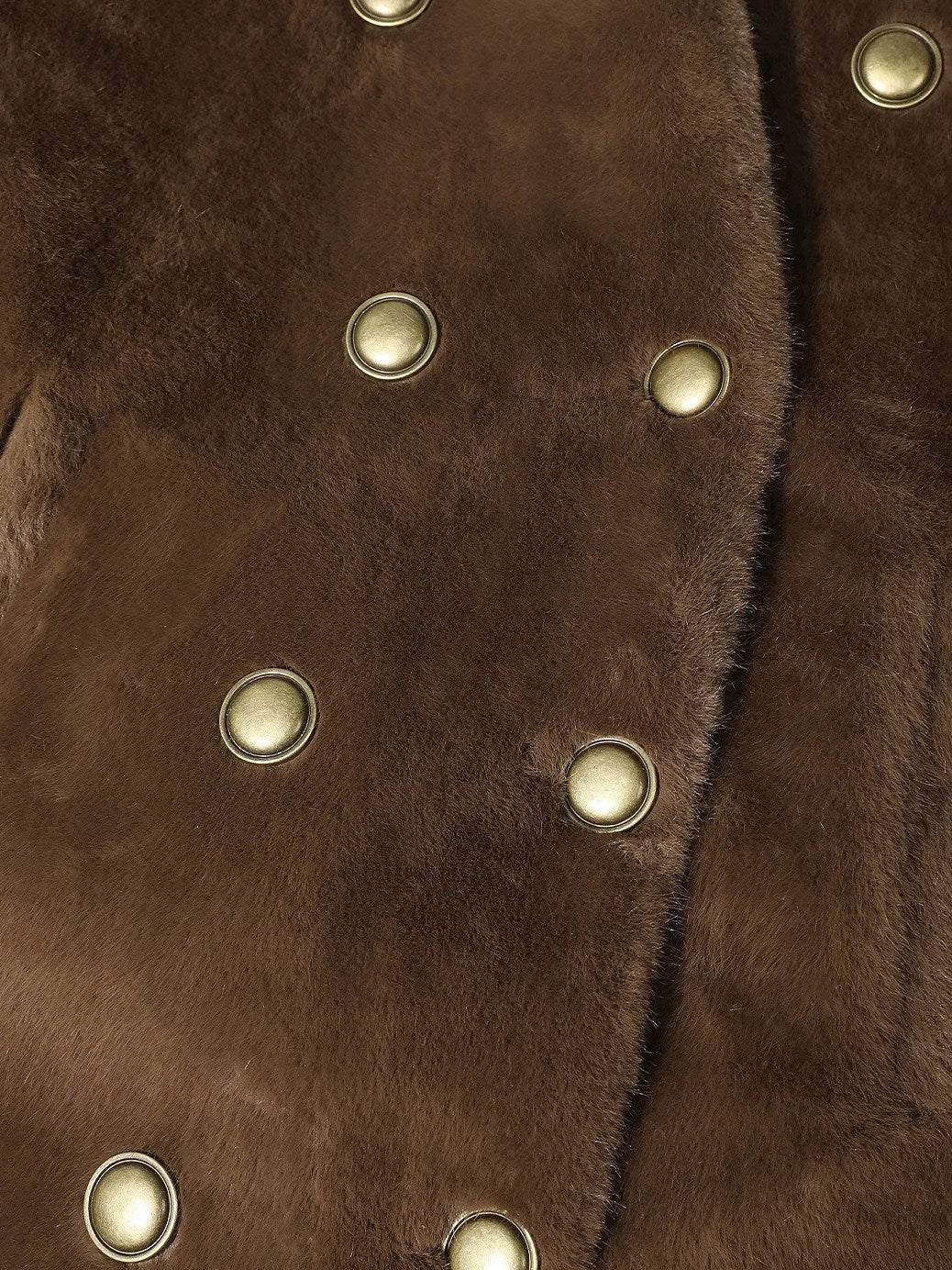 COCOBELLA Thick Plush V Neck Office Standard Fit Women Faux Fur Coats Jackets