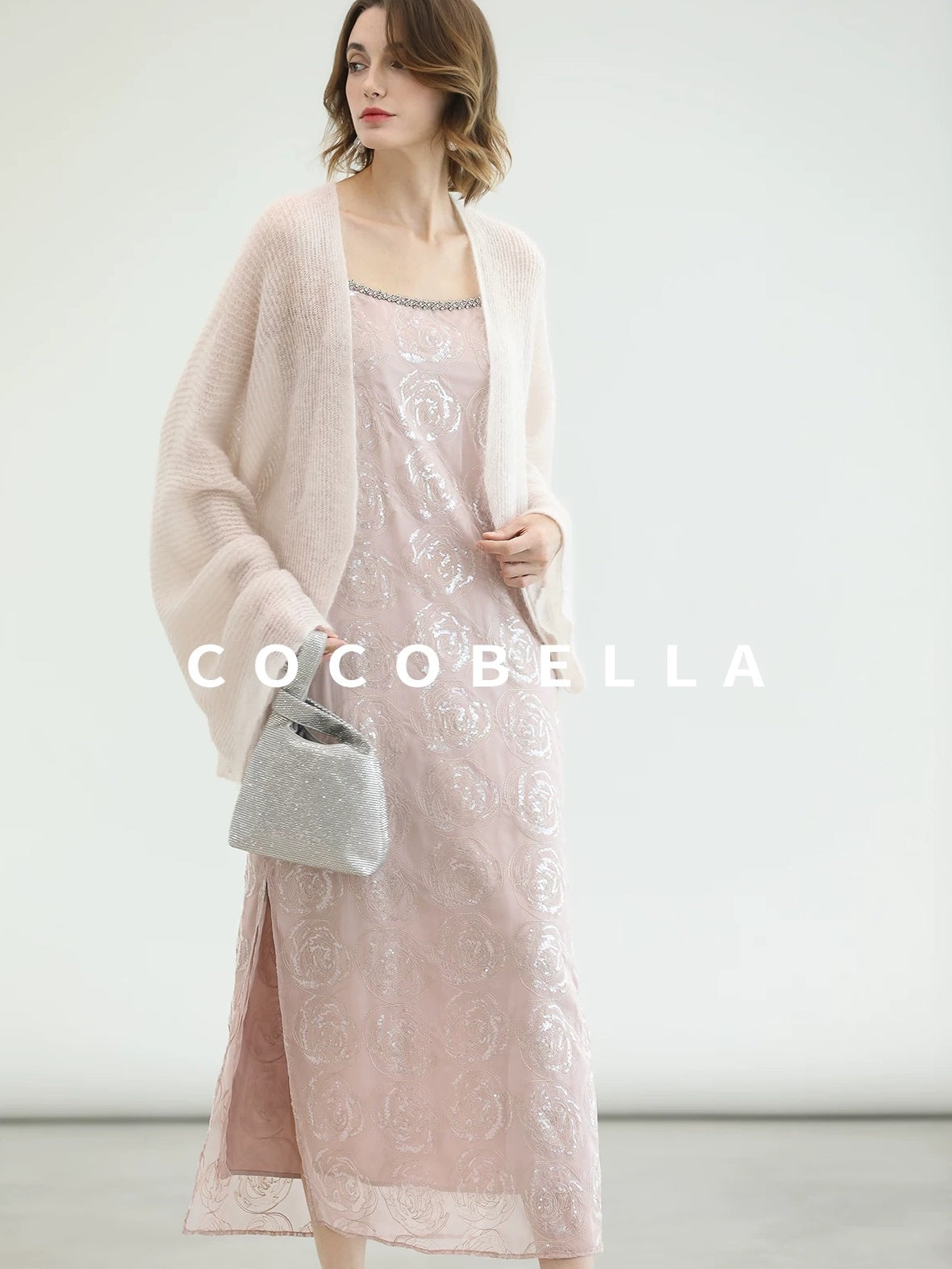 COCOBELLA Ultra Soft Mohair Wool Blend Loose Shawl Batwing Cardigan Womens Street Sweater
