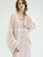 COCOBELLA Ultra Soft Mohair Wool Blend Loose Shawl Batwing Cardigan Womens Street Sweater