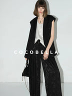 COCOBELLA Versatile Loose U Neck Racerback Polyester Tank For Women Casual Everyday Tops