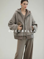 COCOBELLA Versatile Minimal Structured Cut Natural Waist Straight Women Poly Cotton Pants
